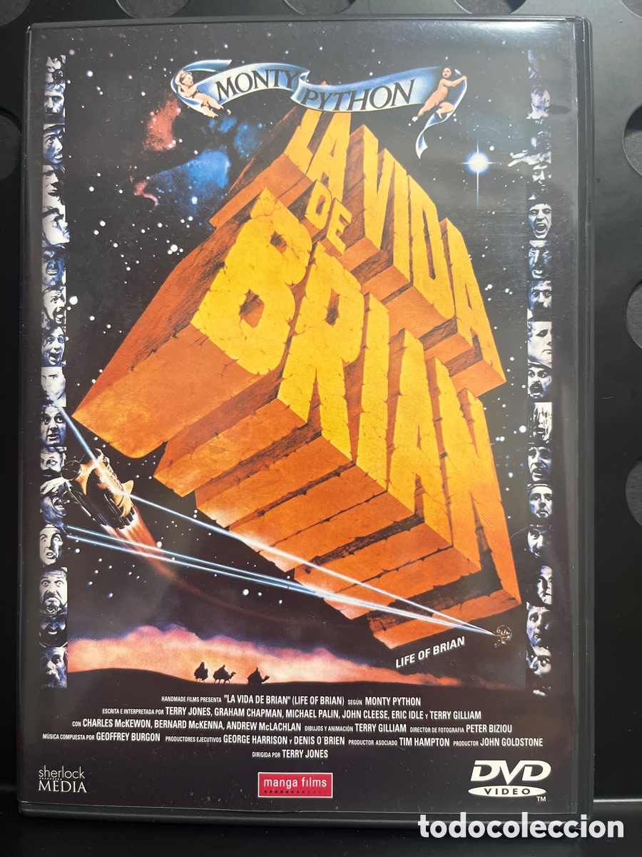 Cine: MONTY PYTHON : LA VIDA DE BRIAN MANGA FILMS 93&rsquo; DVD ( 1979 )