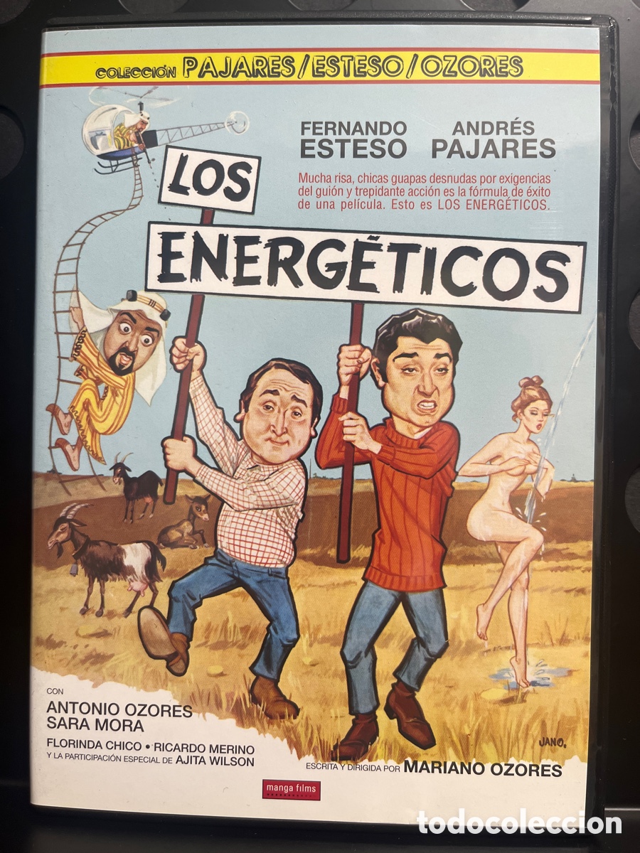 Cine: LOS ENERG&Eacute;TICOS : COLECCI&Oacute;N PAJARES & ESTESO & OZORES de MARIANO OZORES 88&rsquo; DVD ( 1979 )