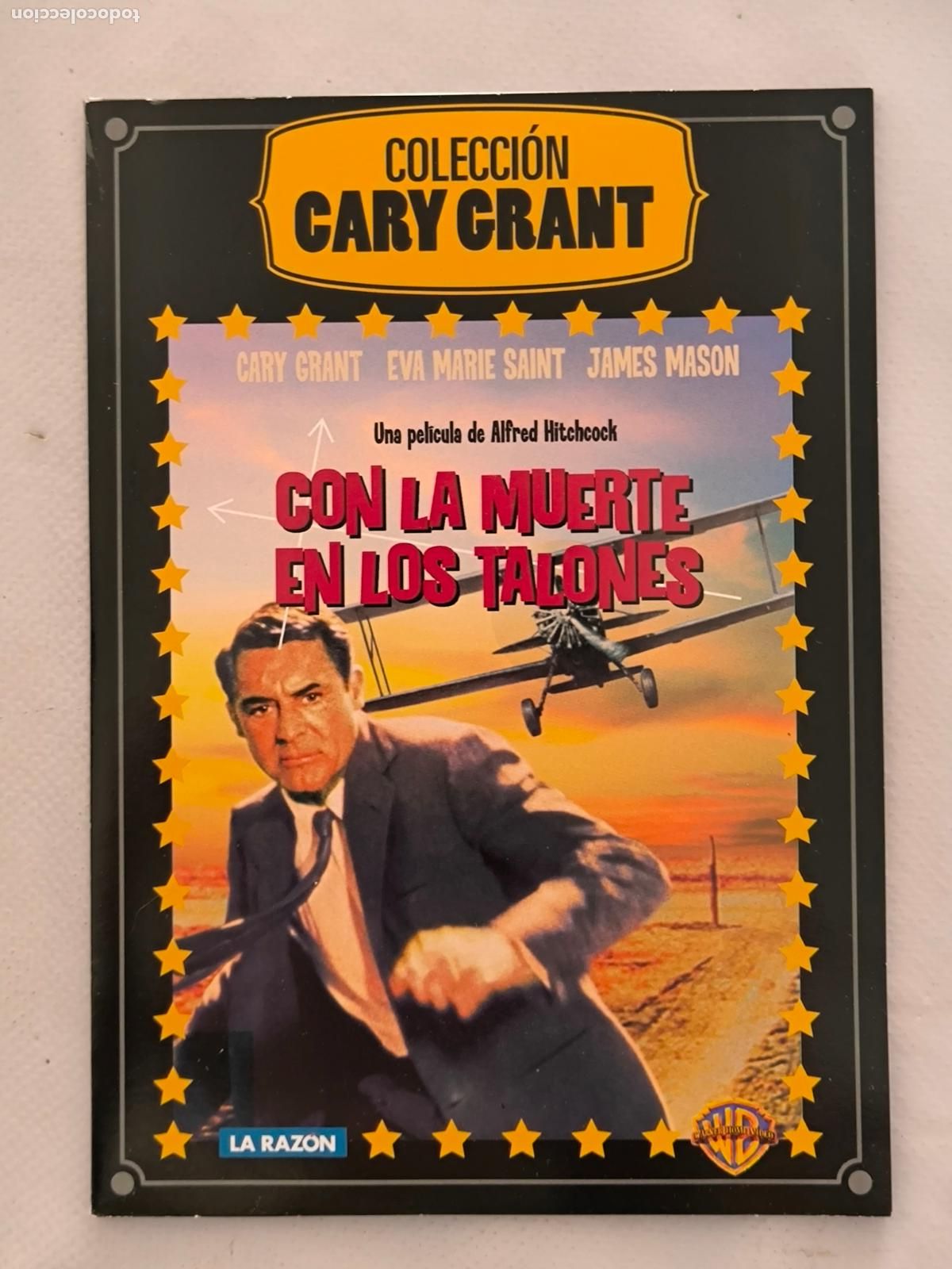 Cine: DVD CON LA MUERTE EN LOS TALONES - FUNDA FINA CARTON (6A)
