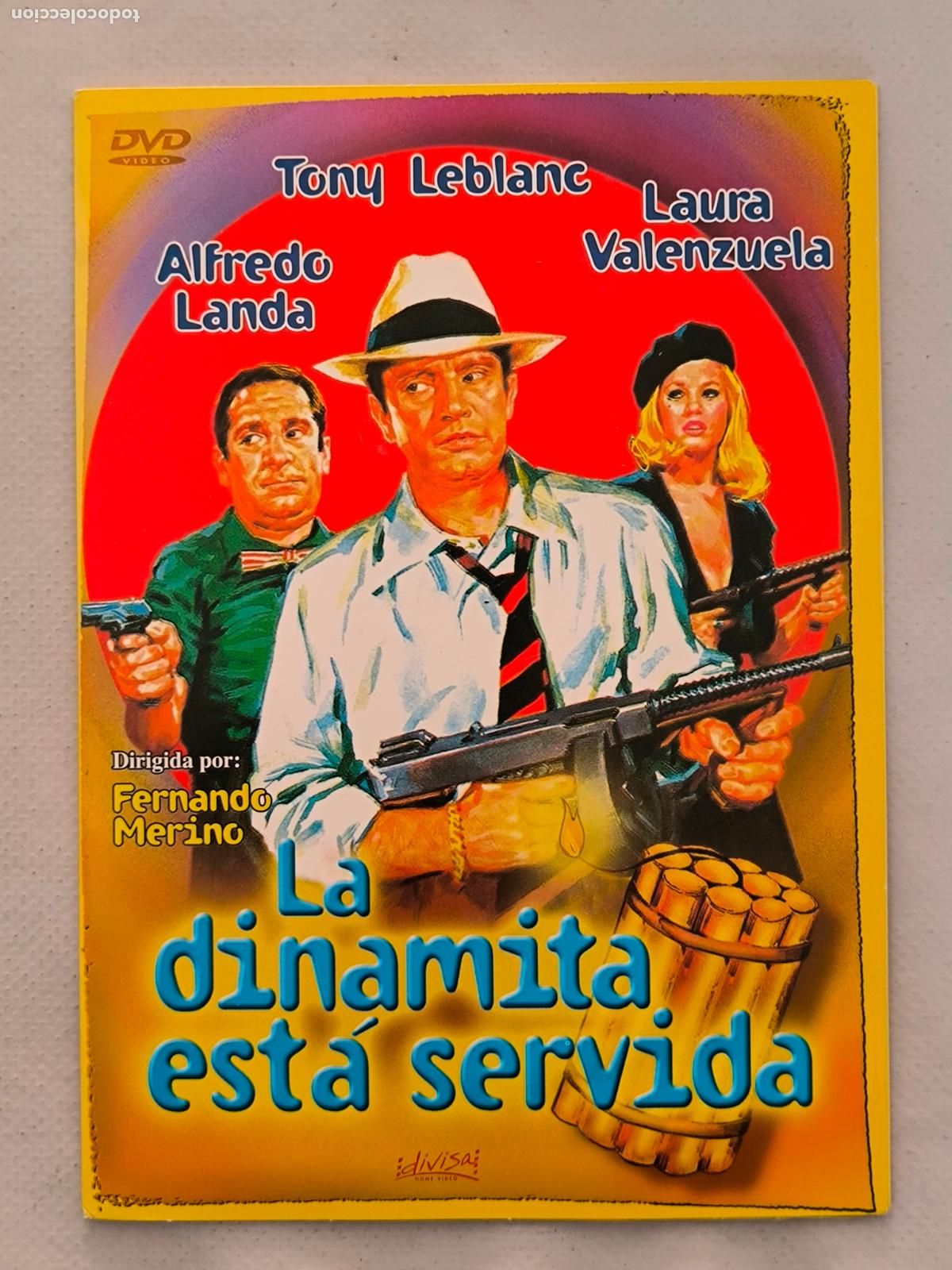Cine: DVD LA DINAMITA ESTA SERVIDA - TONY LEBLANC - FUNDA FINA CARTON (6A)