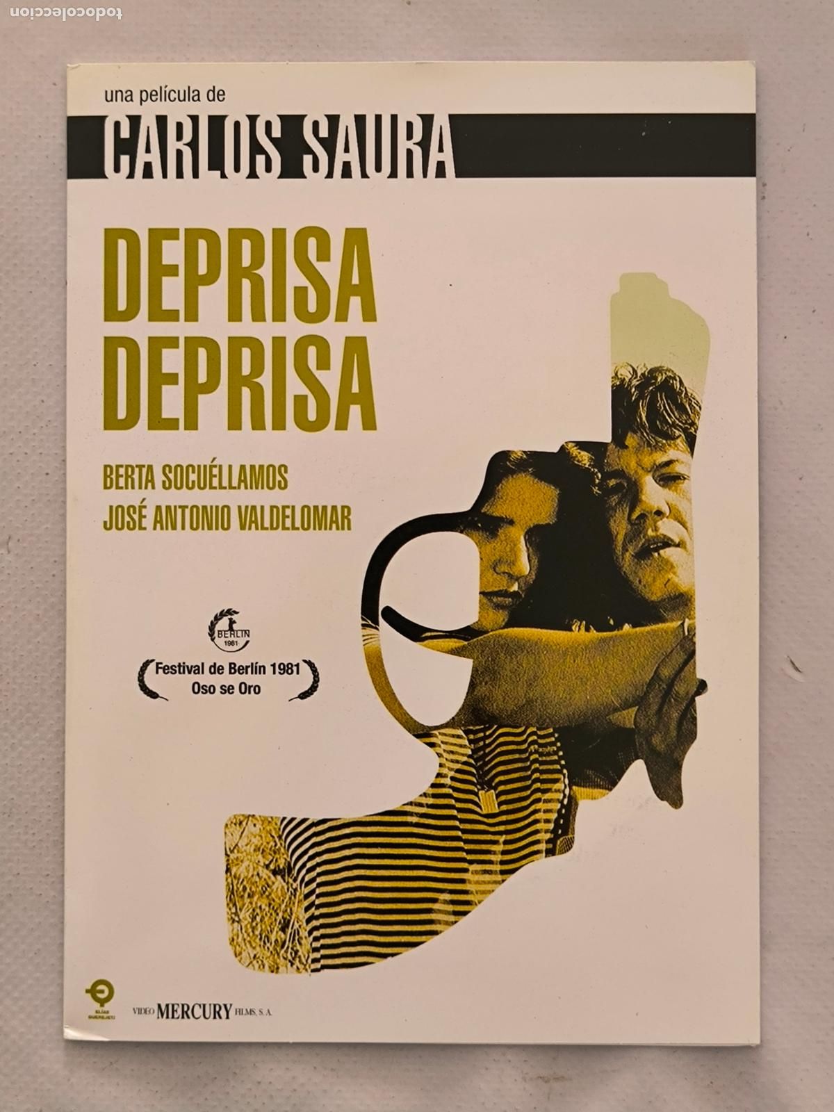 Cine: DVD DEPRISA DEPRISA - CARLOS SAURA - FUNDA FINA CARTON (6A)