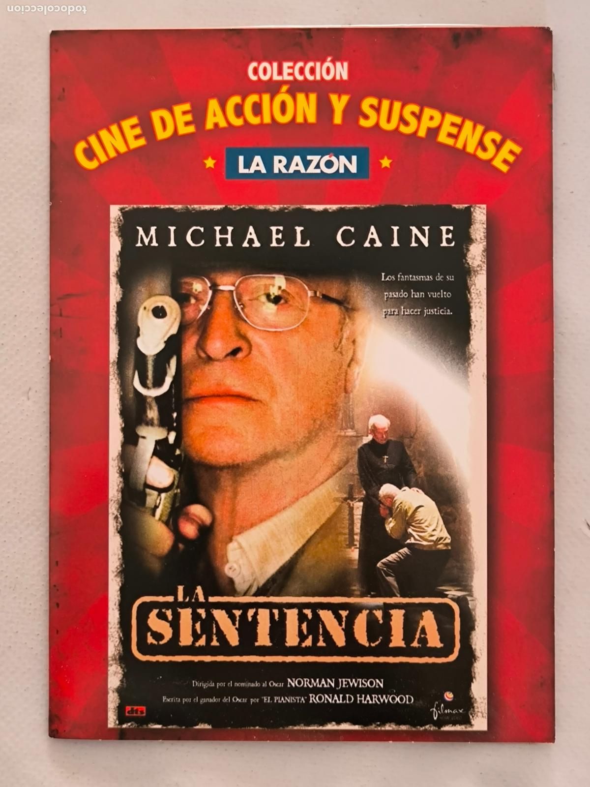 Cine: DVD LA SENTENCIA - MICHAEL CAINE - FUNDA FINA CARTON (6A)