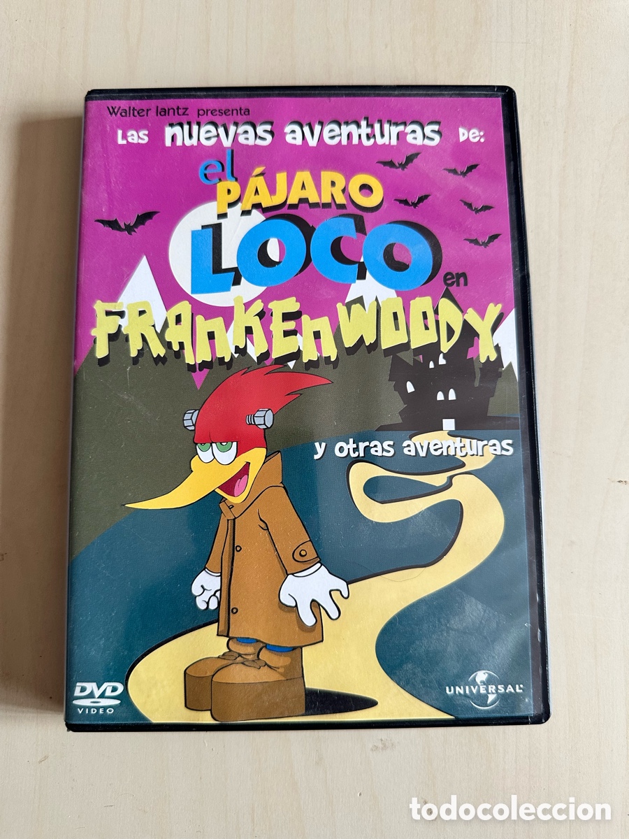 Cine: RD20 el p&aacute;jaro loco en frankenwoody y otras aventuras dvd segunda mano