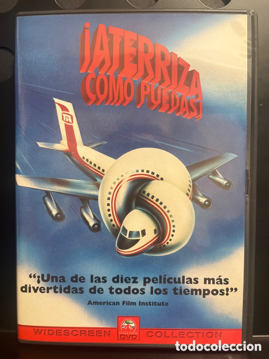 Cine: ATERRIZA COMO PUEDAS ! de JIM ABRAHAMS & DAVID & JERRY ZUCKER WIDESCREEN COLLECTION 84&rsquo; DVD (1980)