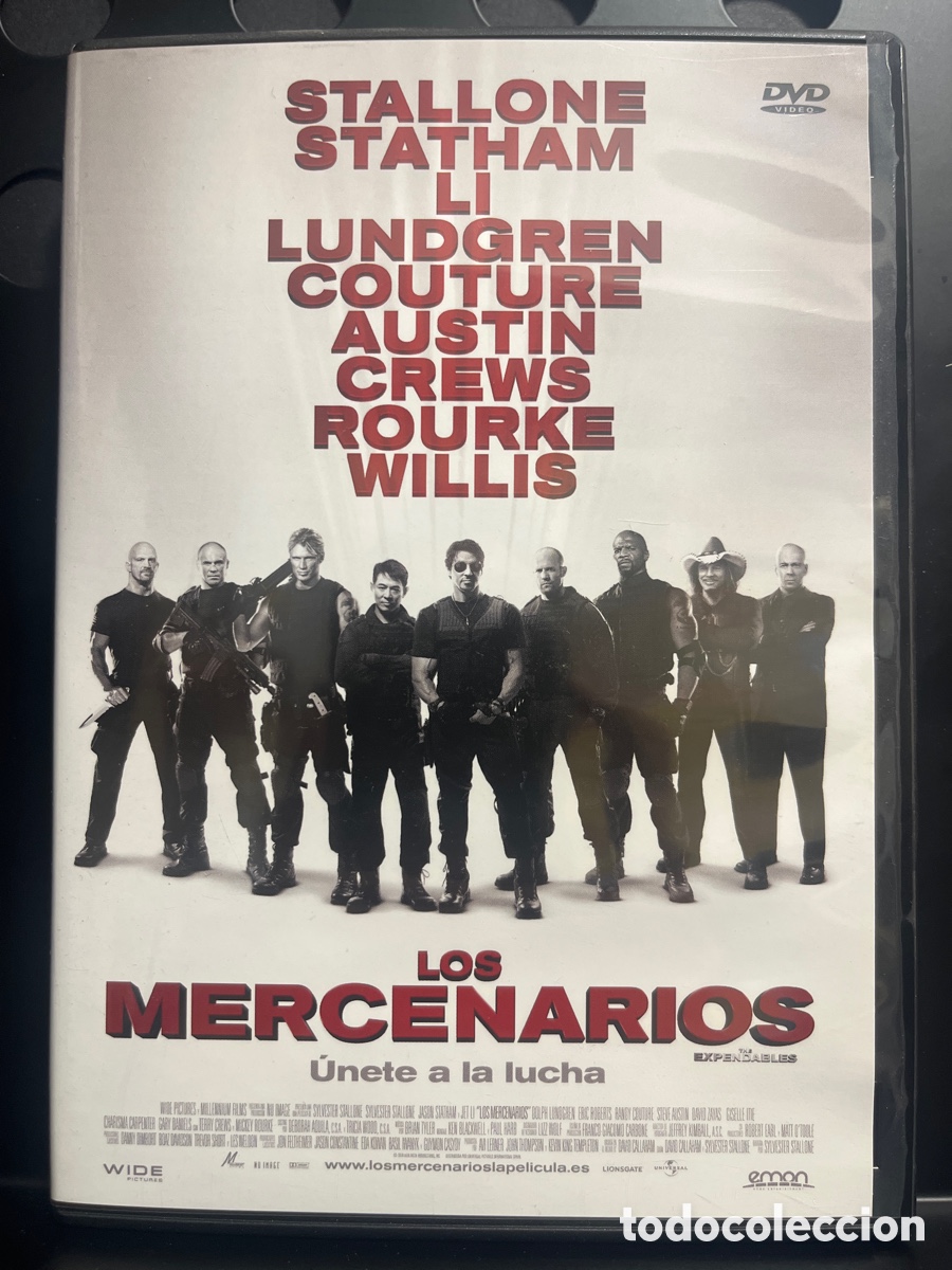 Cinema: LOS MERCENARIOS : &Uacute;NETE A LA LUCHA de SYLVESTER STALLONE 104&rsquo; DVD ( 2010 )