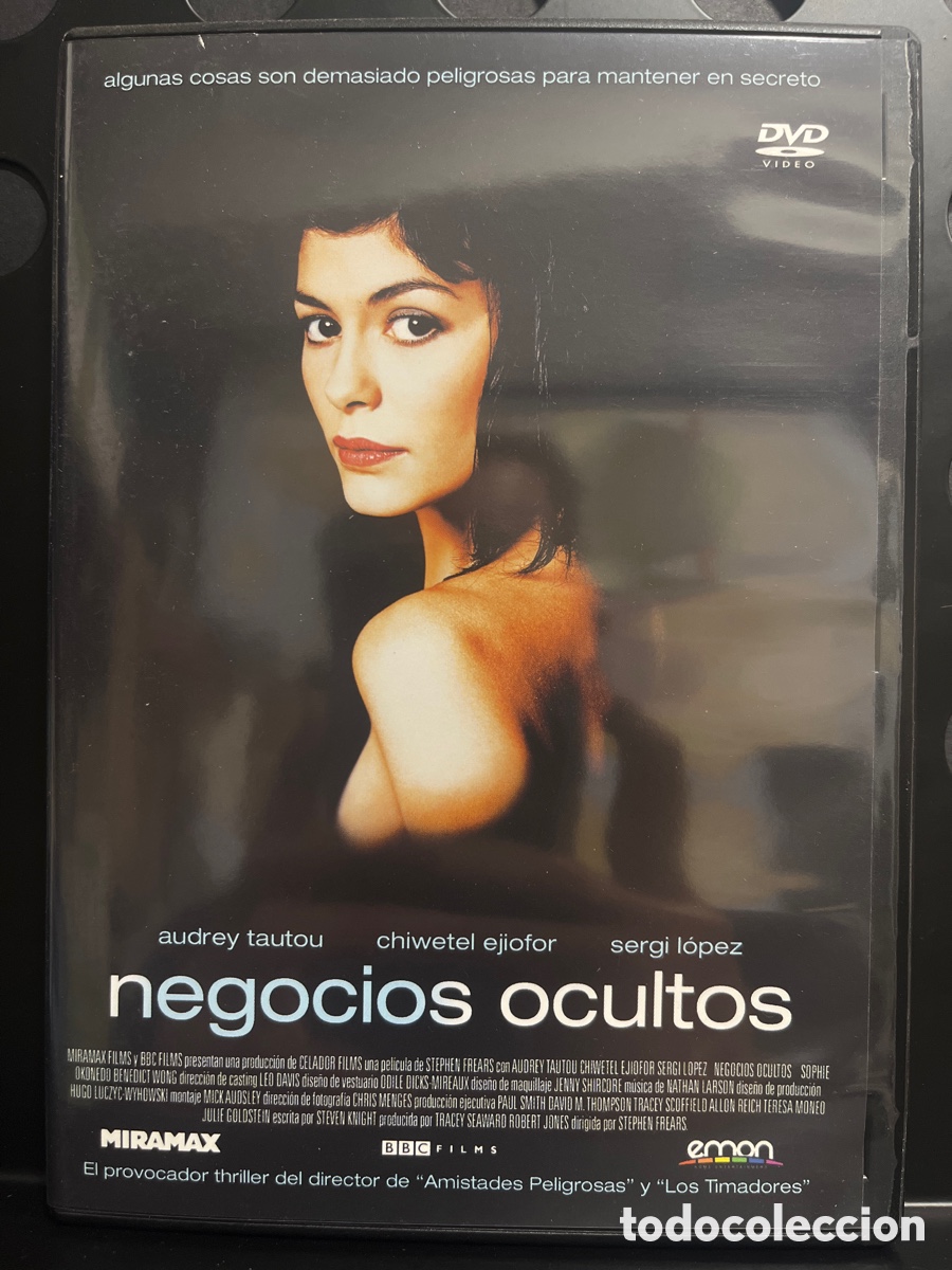 Cine: NEGOCIOS OCULTOS de STEPHEN FREARS 93&rsquo; DVD 6&rsquo; EXTRAS ( 2002 )