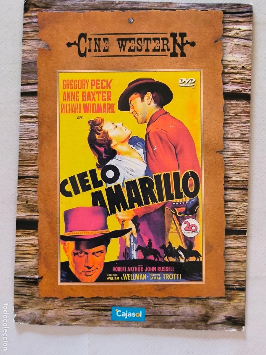 Cine: DVD CIELO AMARILLO - FUNDA FINA CARTON (6B)