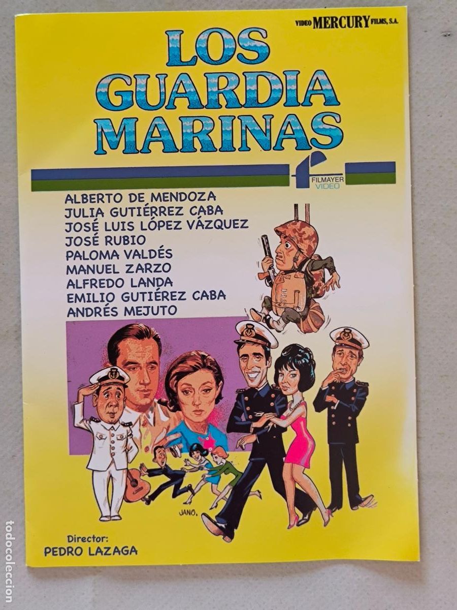 Cine: DVD LOS GUARDIA MARINAS - PEDRO LAZAGA - FUNDA FINA CARTON (6B)