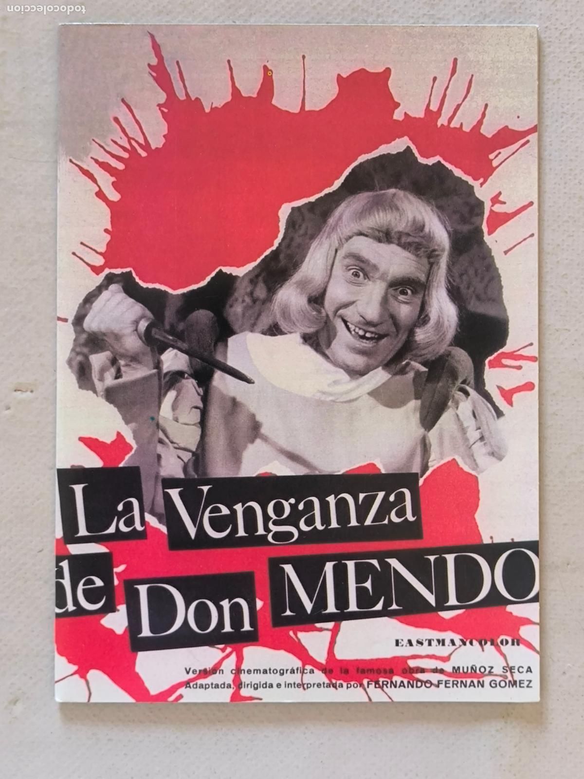 Cine: DVD LA VENGANZA DE DON MENDO - FUNDA FINA CARTON (6B)