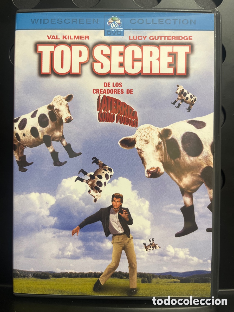 Cine: TOP SECRET de JIM ABRAHAMS & DAVID & JERRY ZUCKER WIDESCREEN COLLECTION 86&rsquo; DVD ( 1984 )