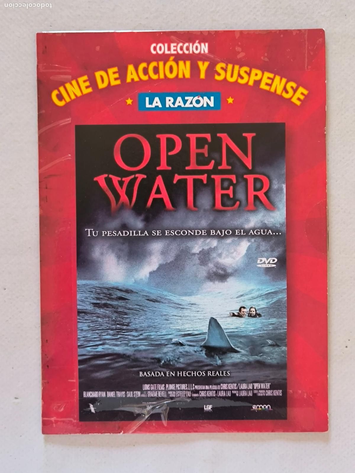 Cine: DVD OPEN WATER - FUNDA FINA CARTON (6B)