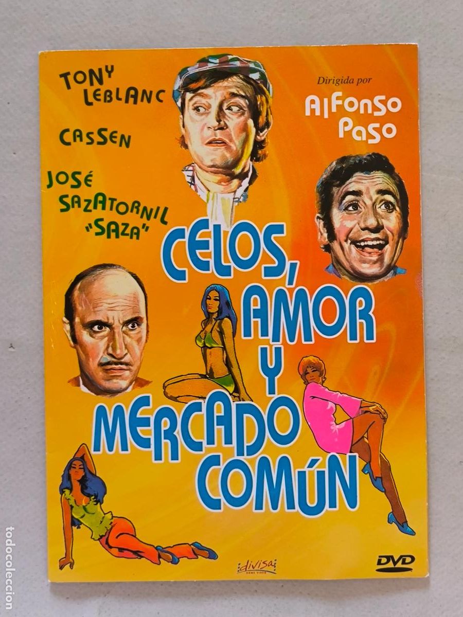 Cine: DVD CELOS, AMOR Y MERCADO COMUN - FUNDA FINA CARTON (6B)