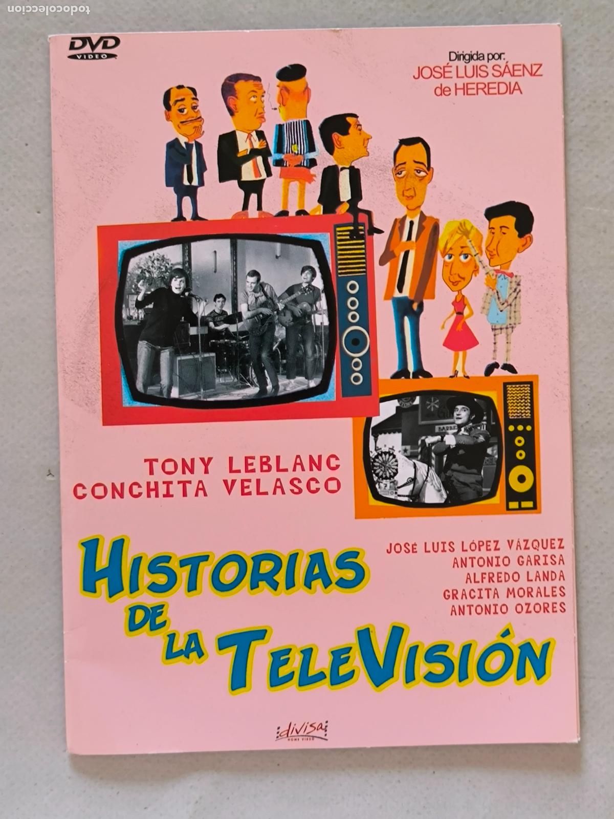 Cine: DVD HISTORIAS DE LA TELEVISION - FUNDA FINA CARTON (6B)