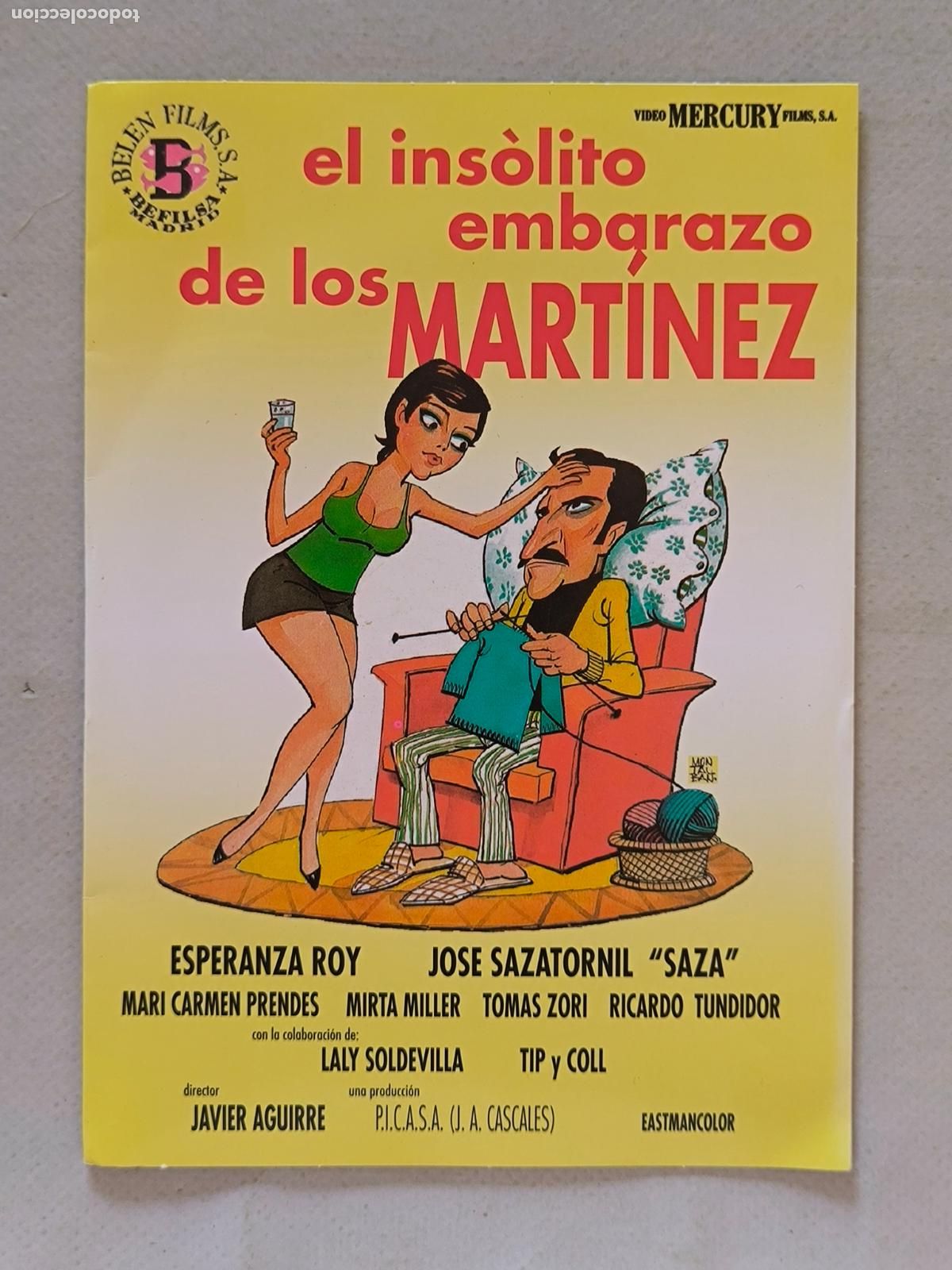 Cine: DVD EL INSOLITO EMBARAZO DE LOS MARTINEZ - FUNDA FINA CARTON (6B)