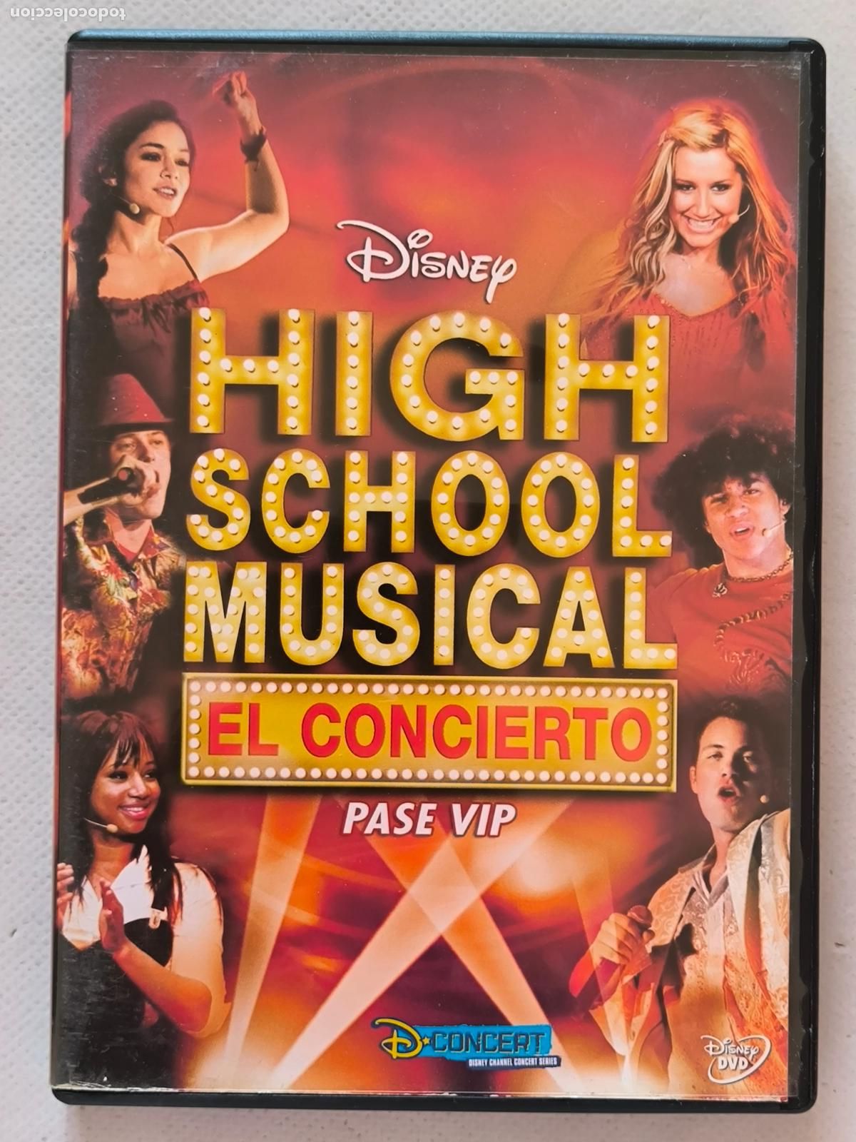 Cine: DVD HIGH SCHOOL MUSICAL - EL CONCIERTO - PASE VIP - DISNEY (034)