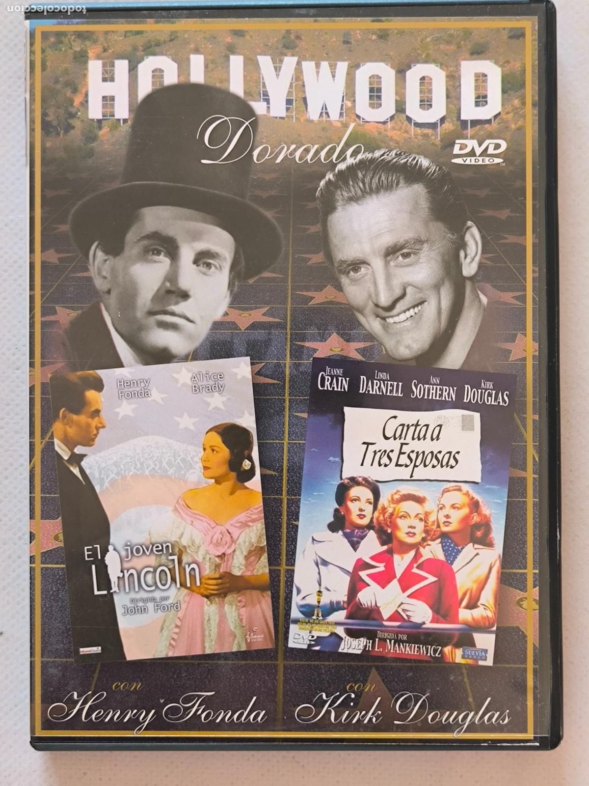 Cine: DVD EL JOVEN LINCOLN / CARTA A TRES ESPOSAS - HOLLYWOOD DORADO (034)