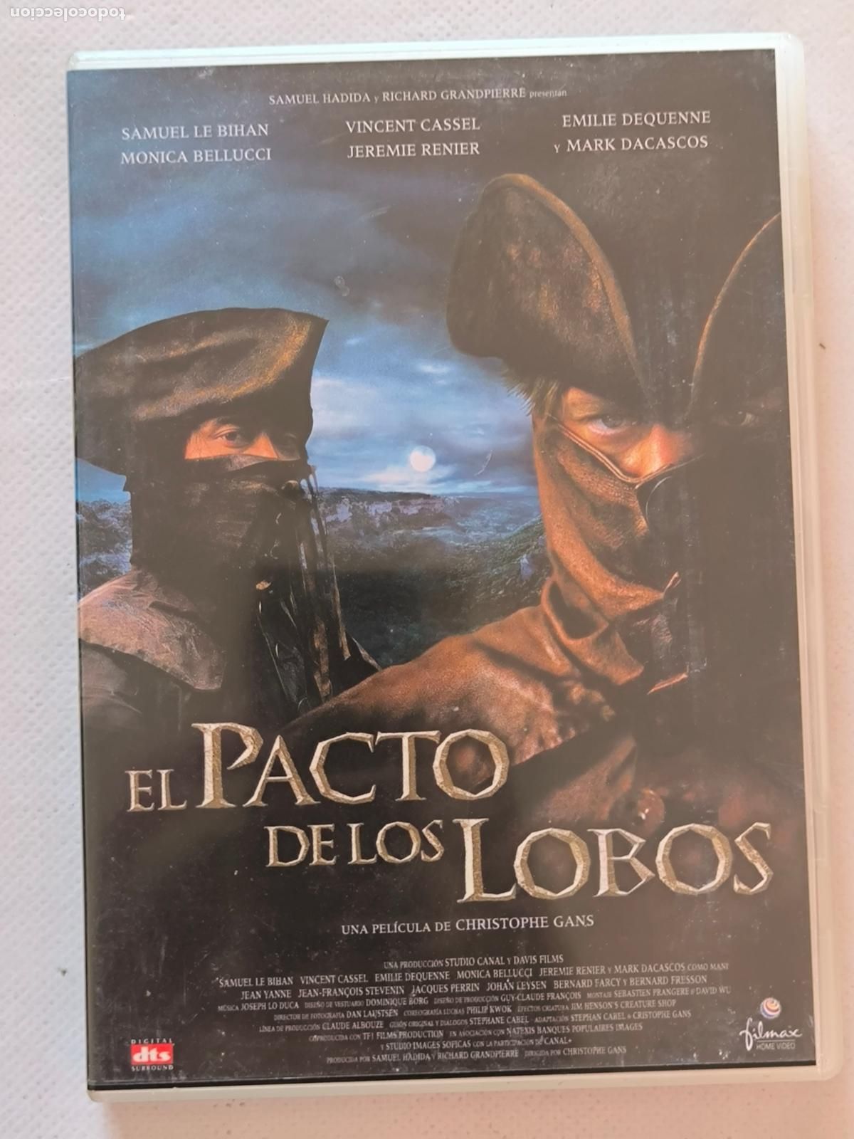 Cine: DVD EL PACTO DE LOS LOBOS (034)