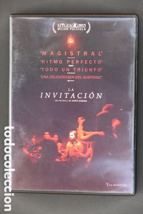 Cine: DVD. LA INVITACI&Oacute;N. Premio Mejor Pel&iacute;cula Sitges 2015. Buen estado.