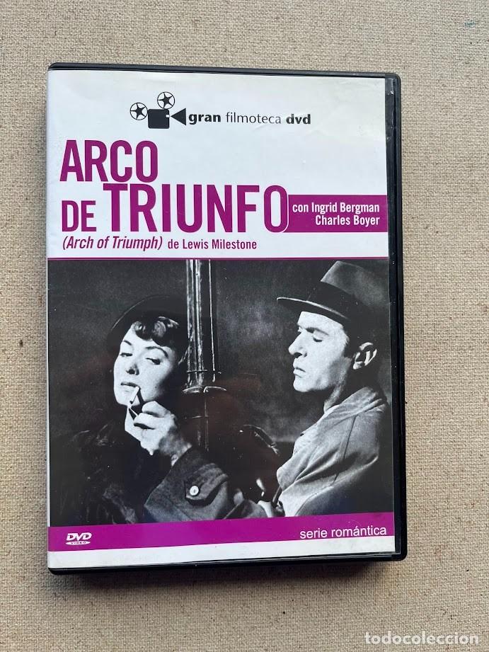 Cine: Arco de Triunfo / Ingrid Bergman & Charles Boyer / Lewis Milestone / Gran Filmoteca /Serie Rom&aacute;ntica