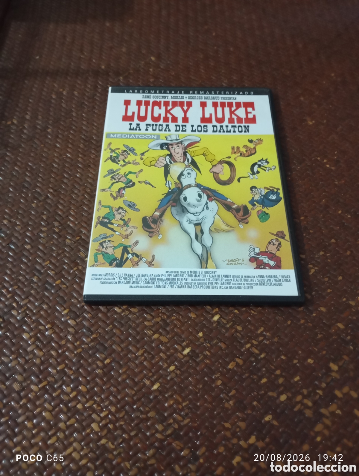 Cine: Lucky Luke la fuga de los dalton Slim DVD