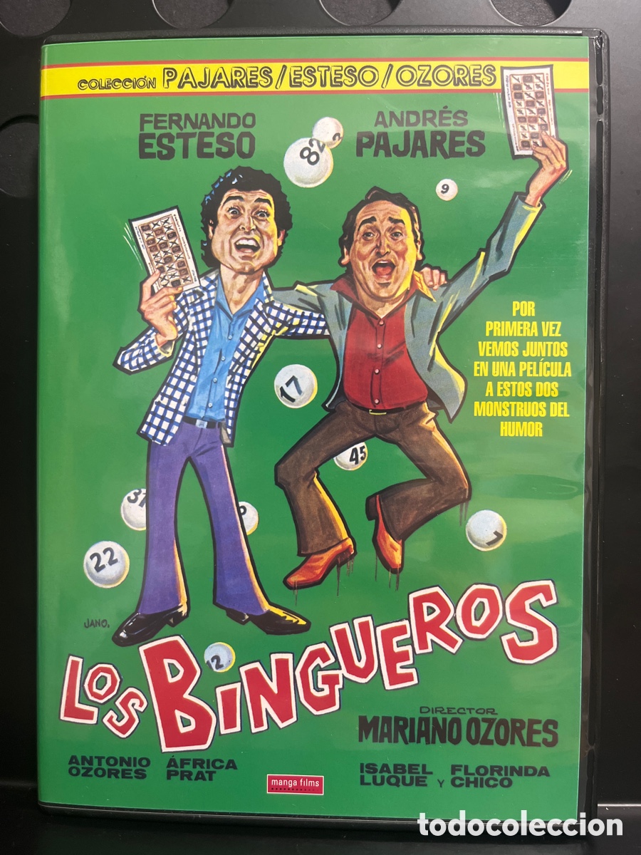 Cine: LOS BINGUEROS : COLECCI&Oacute;N PAJARES & ESTESO & OZORES de MARIANO OZORES 88&rsquo; DVD ( 1979 )