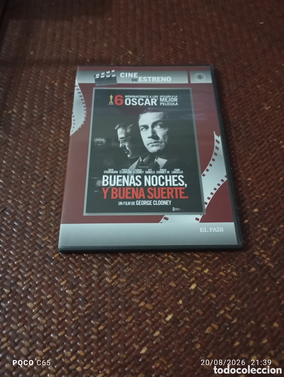 Cine: Buenas noches buena suerte DVD Slim