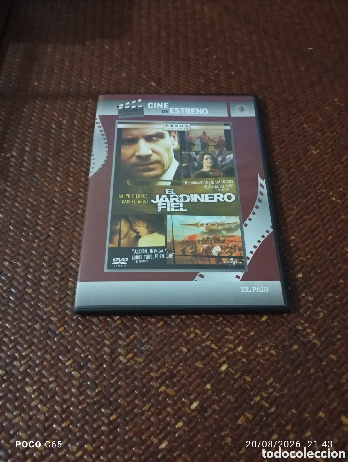 Cine: El jardinero fiel DVD Slim