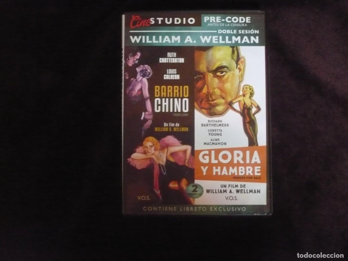 Cine: barrio chino + gloria y hambre - dvd como nuevo no contiene el libreto