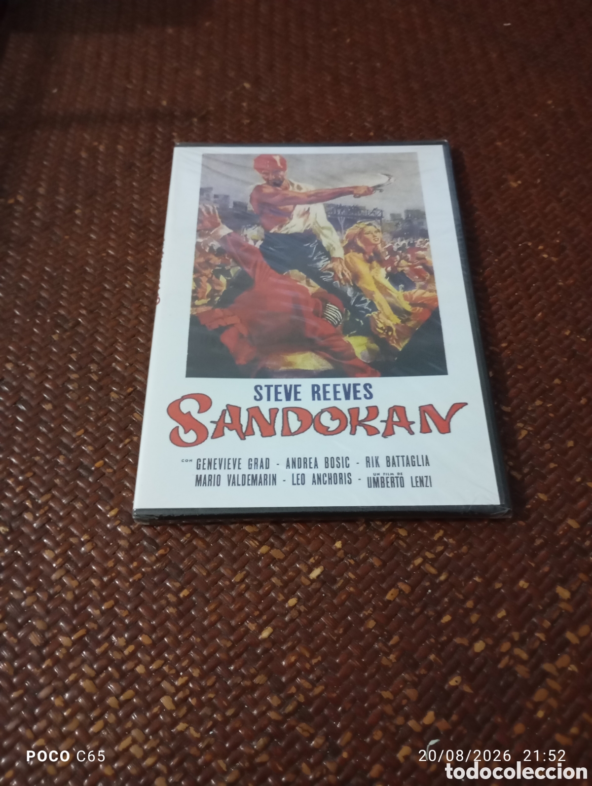 Cine: Sandokan Steve reeves Slim precintada