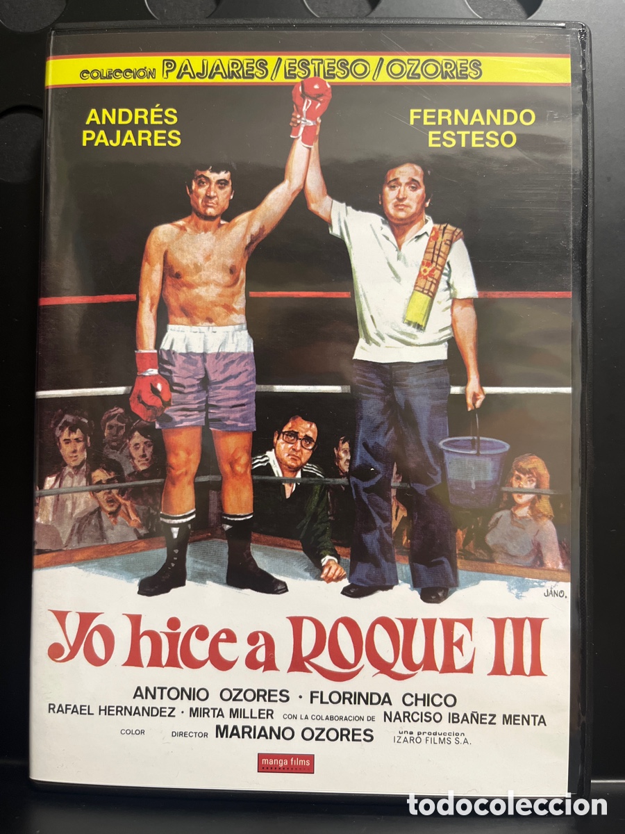 Cine: YO HICE A ROQUE III : COLECCI&Oacute;N PAJARES & ESTESO & OZORES de MARIANO OZORES 90&rsquo; DVD ( 1980 )