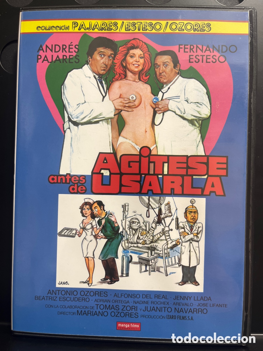 Cine: AG&Iacute;TESE ANTES DE USARLA : COLECCI&Oacute;N PAJARES & ESTESO & OZORES de MARIANO OZORES 81&rsquo; DVD ( 1983 )