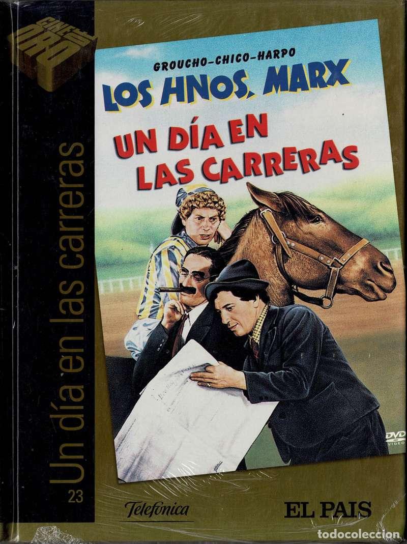 Cine: Cine de Oro N&ordm; 23. Un d&iacute;a en las carreras. Libro + DVD (precintado)