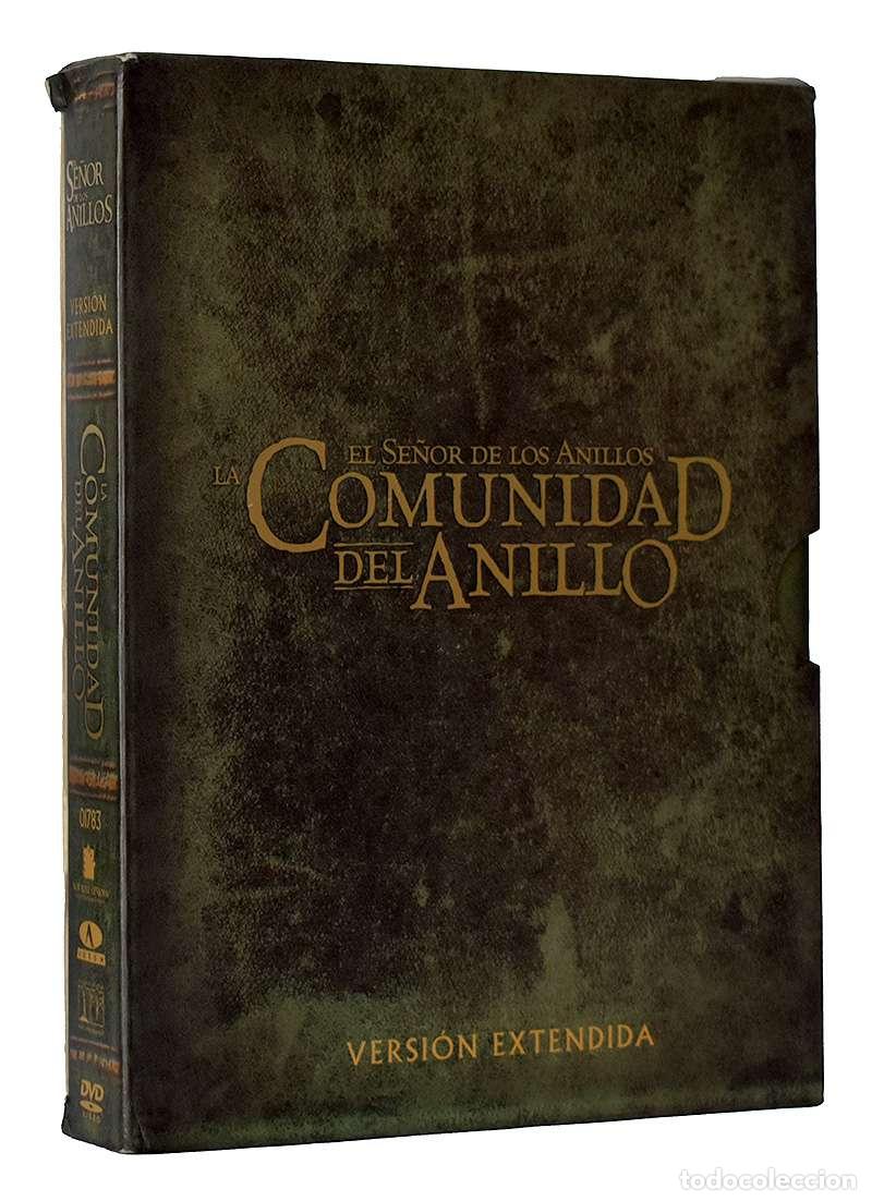 Cine: El Se&ntilde;or de los Anillos. La Comunidad del Anillo. Versi&oacute;n Extendida. 4 x DVD