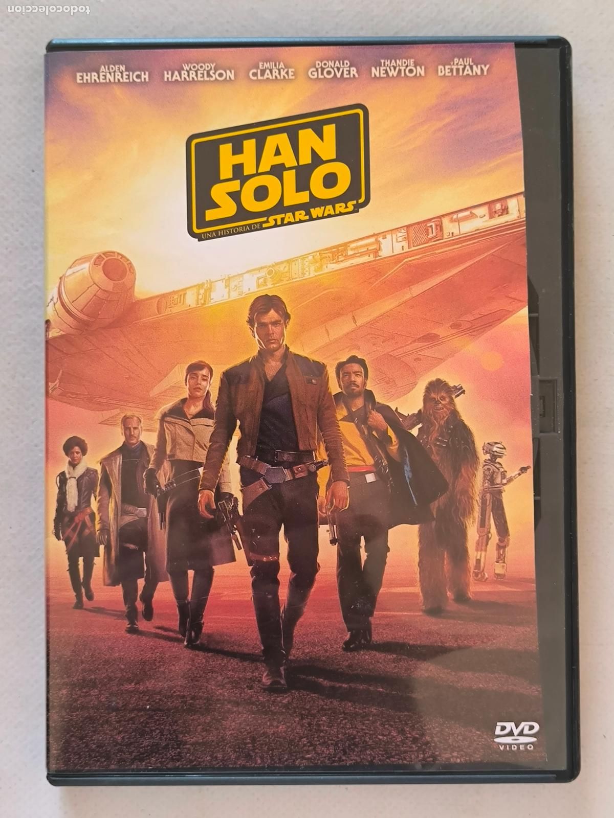 Cine: DVD HAN SOLO - STAR WARS - CARATULA RECORTADA (159)