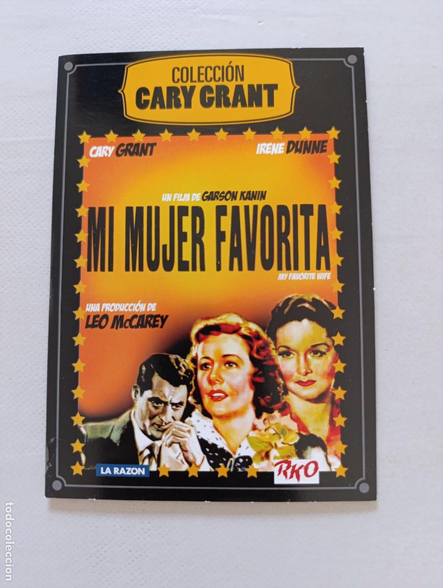 Cinema: DVD MI MUJER FAVORITA - CARY GRANT, IRENE DUNNE - FUNDA FINA CARTON (163)