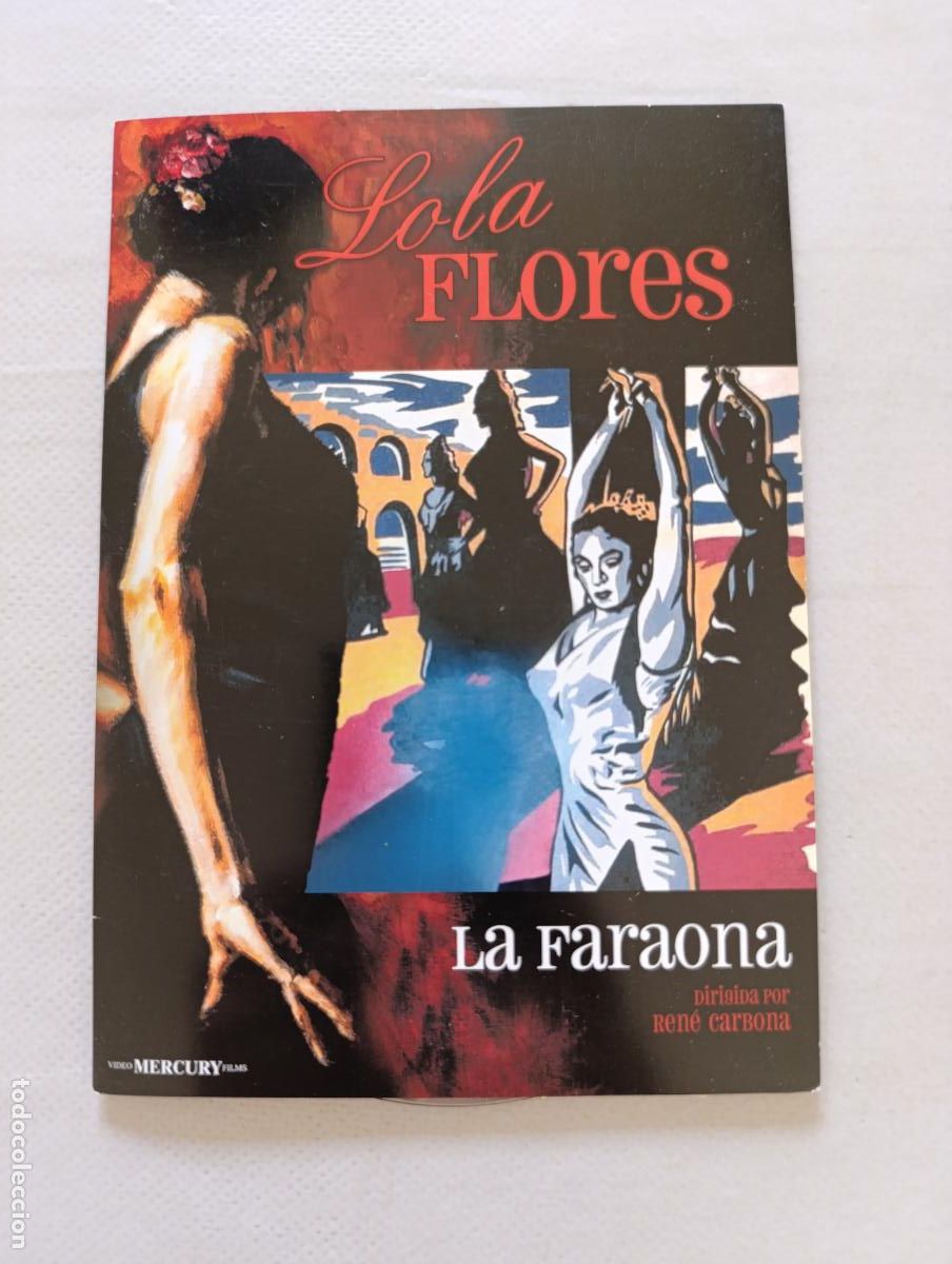 Cinema: DVD LA FARAONA - LOLA FLORES - FUNDA FINA CARTON (163)