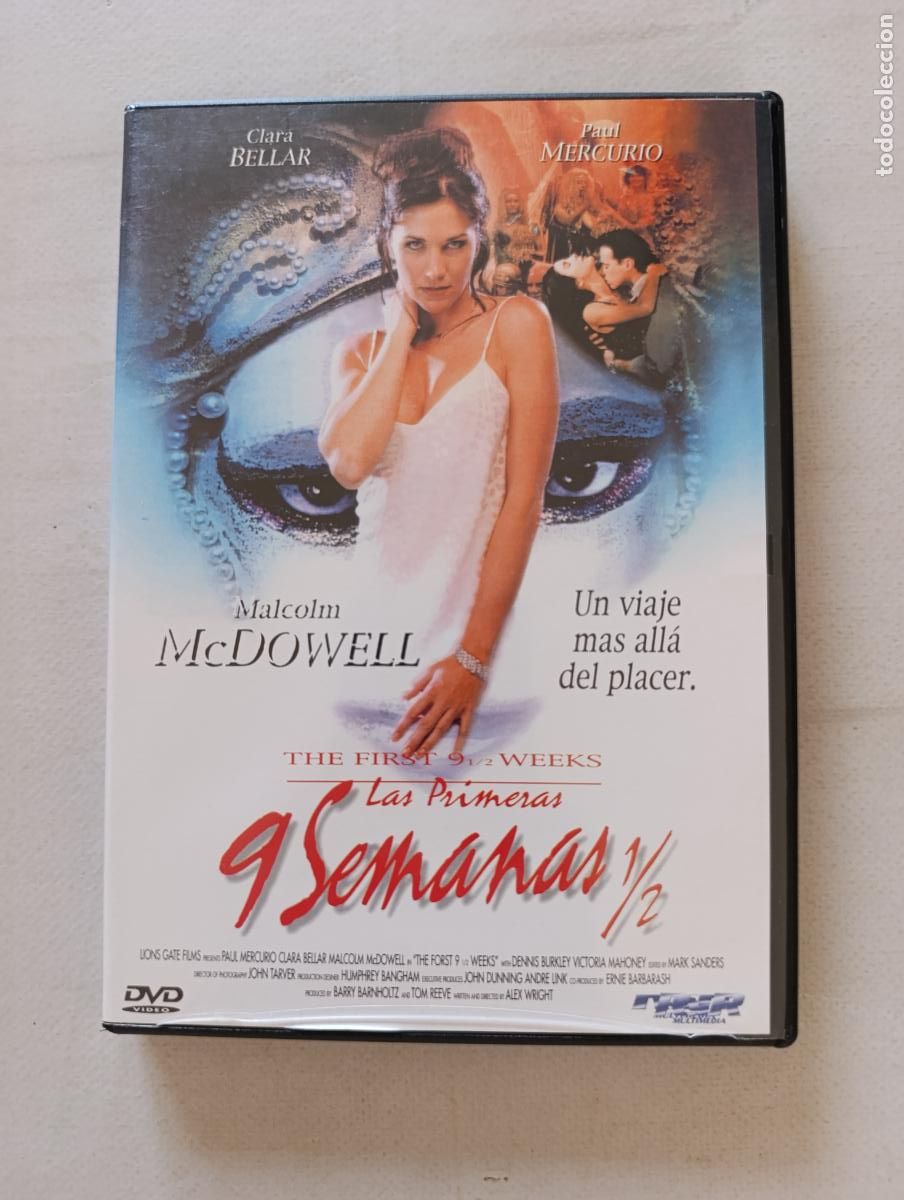 Cine: DVD LAS PRIMERAS 9 SEMANAS 1/2 - MALCOLM MCDOWELL (165)