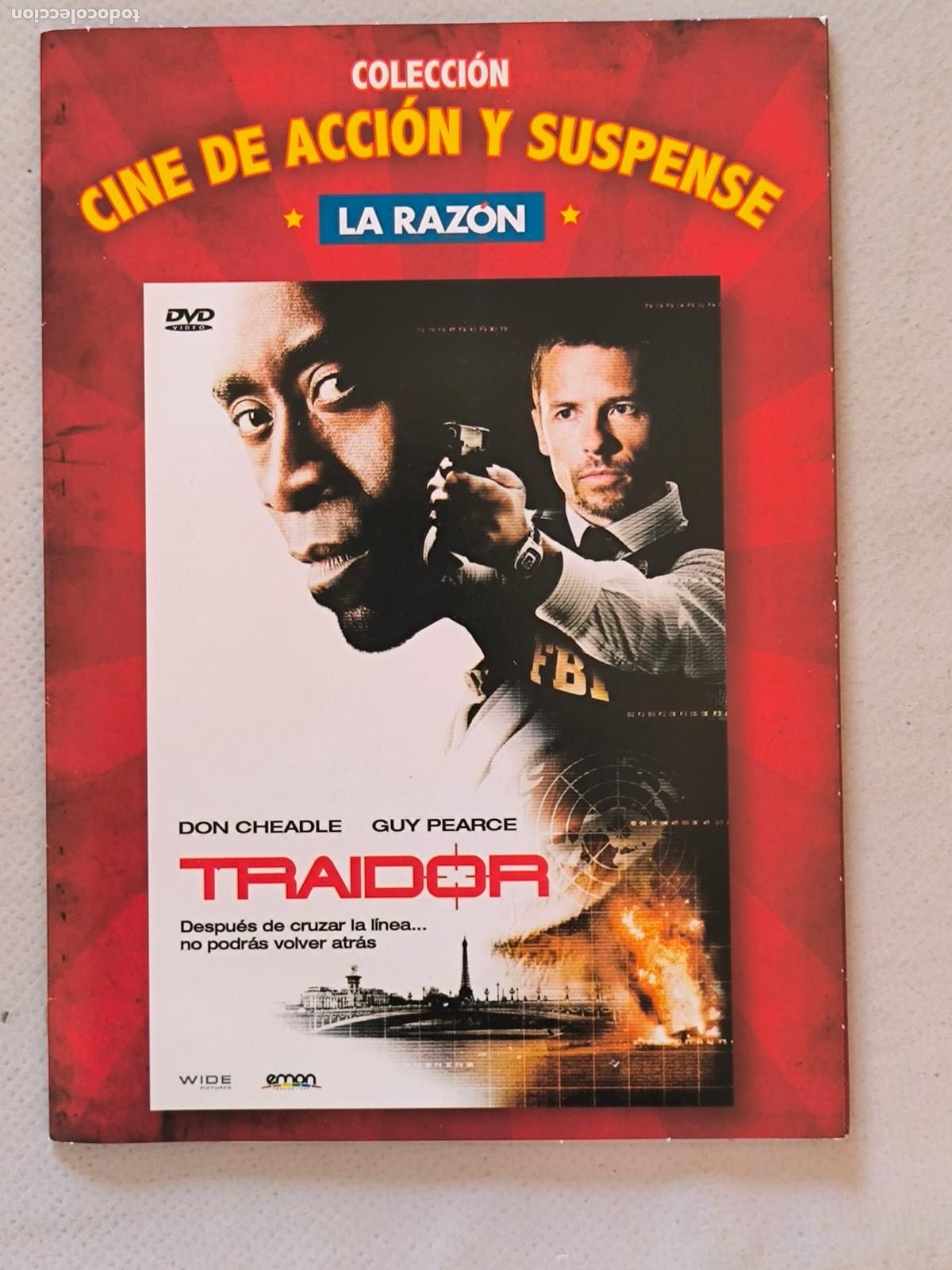 Cine: DVD TRAIDOR - DON CHEADLE - FUNDA FINA CARTON (5P)