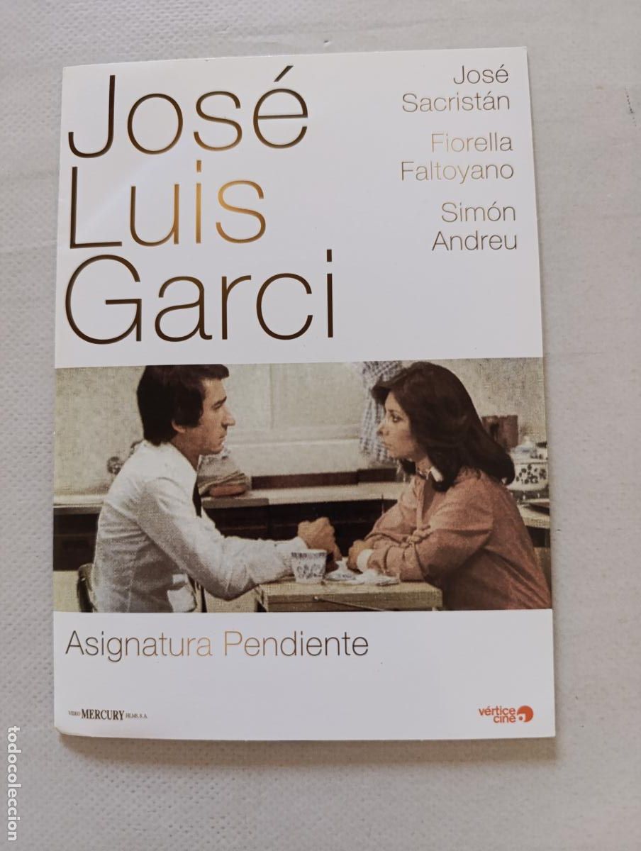 Cine: DVD ASIGNATURA PENDIENTE - JOSE LUIS GARCI - FUNDA FINA CARTON (165)