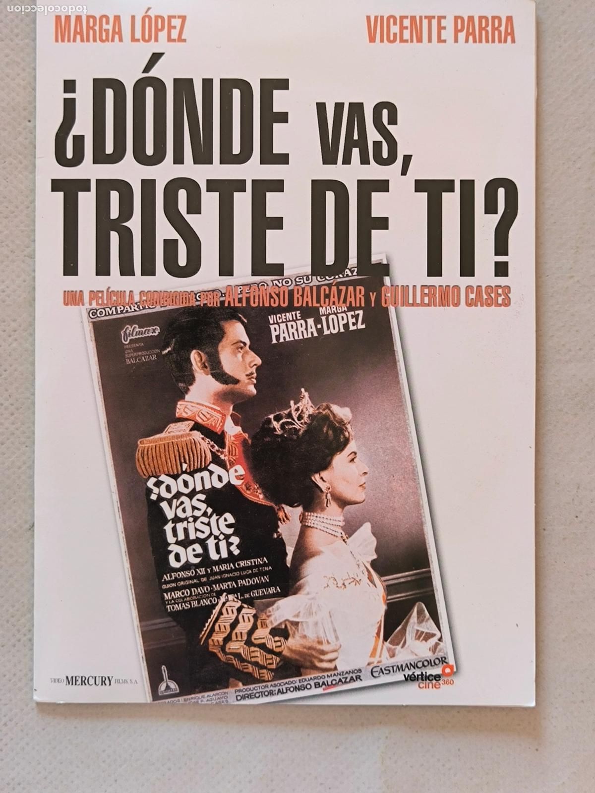 Cine: DVD &iquest;DONDE VAS, TRISTE DE TI? - FUNDA FINA DE CARTON (5P)