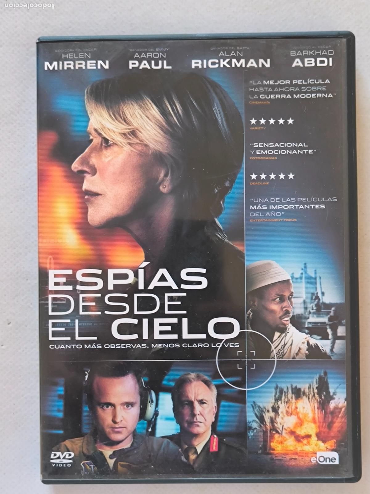 Cine: DVD ESPIAS DESDE EL CIELO - HELEN MIRREN (182)