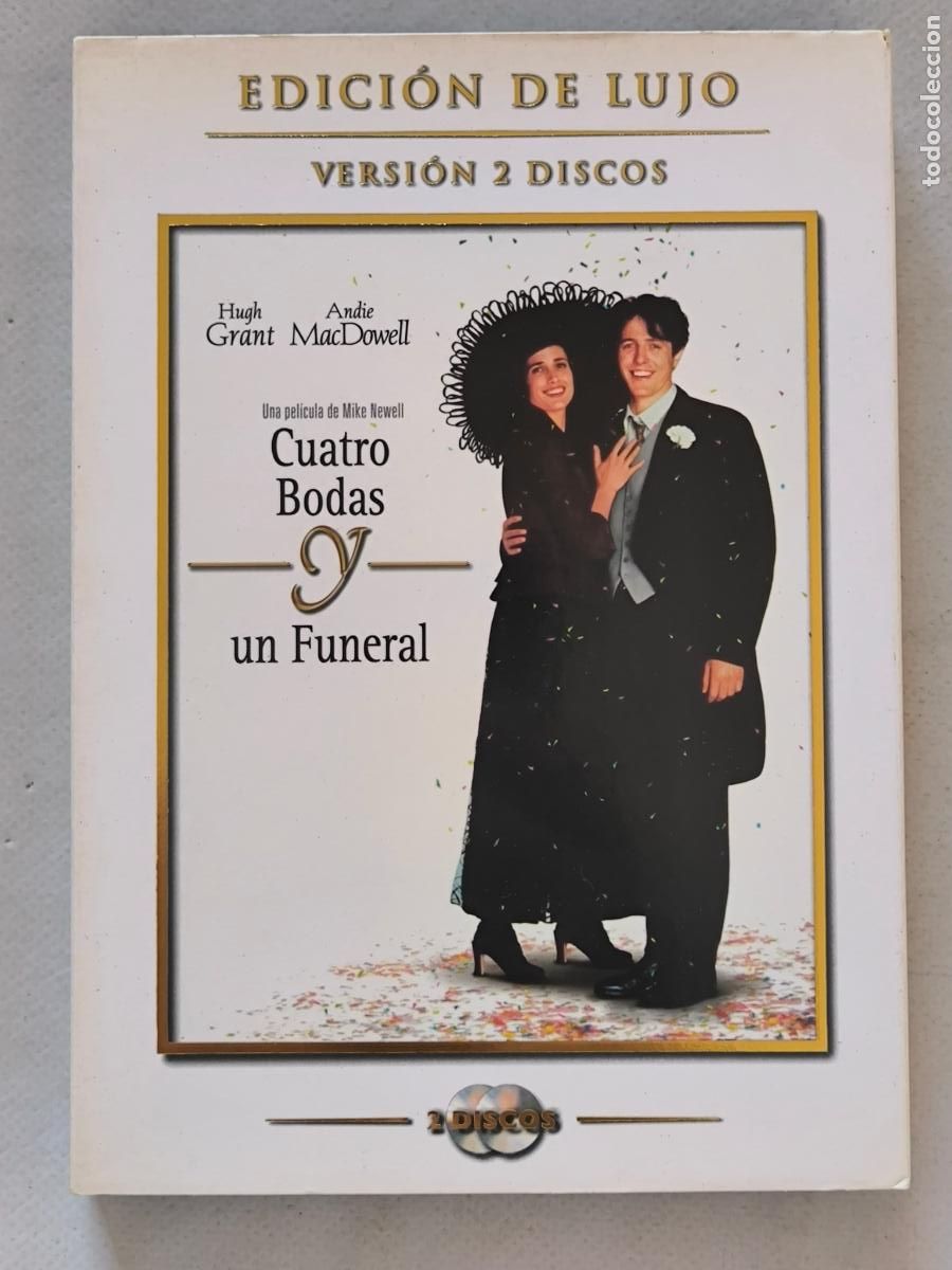 Cine: DVD CUATRO BODAS Y UN FUNERAL - EDICION DE LUJO 2 DISCOS (212)