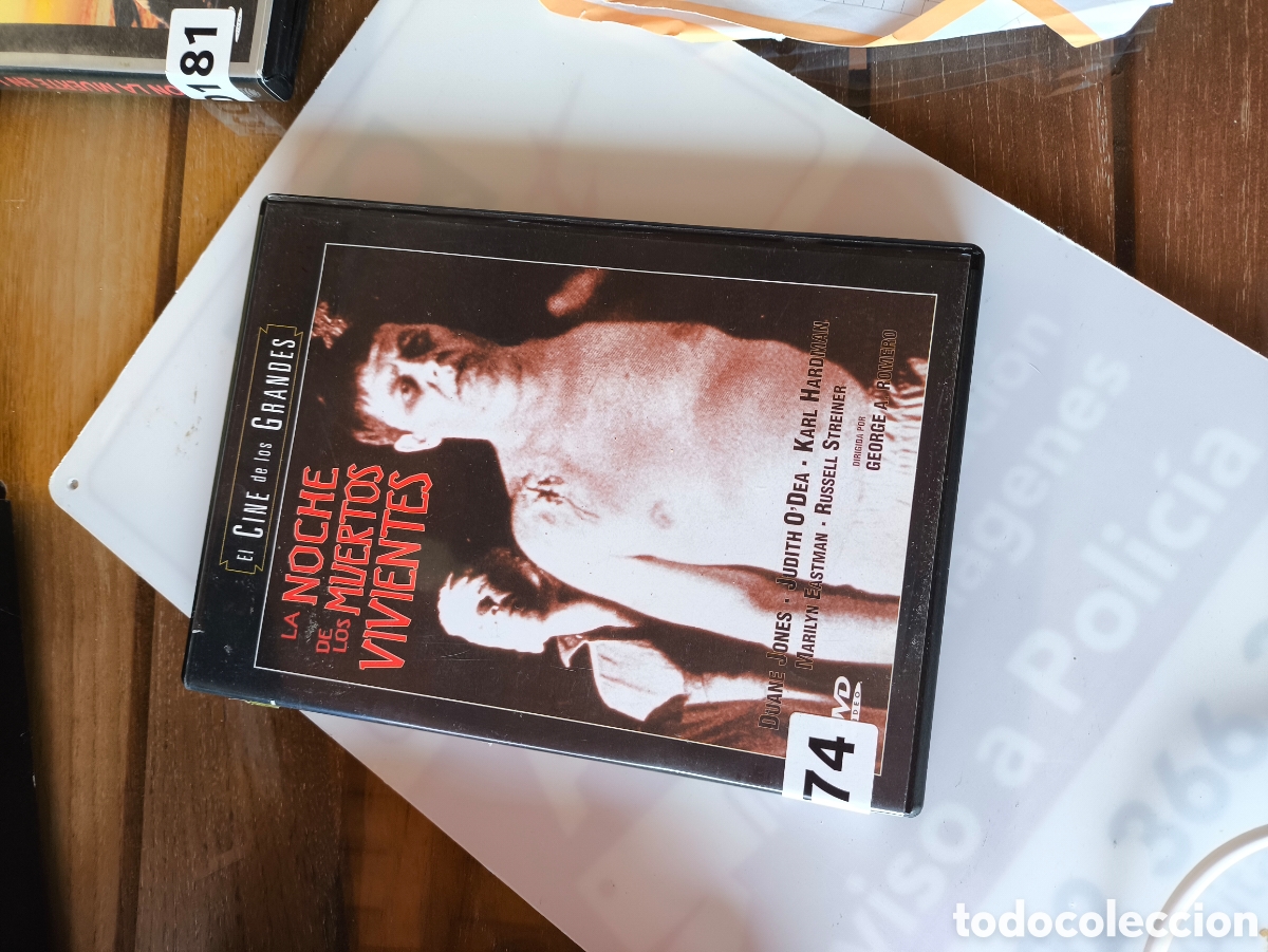 Cine: DVD de la noche de los muertos vivientes .lote.L.n.0574