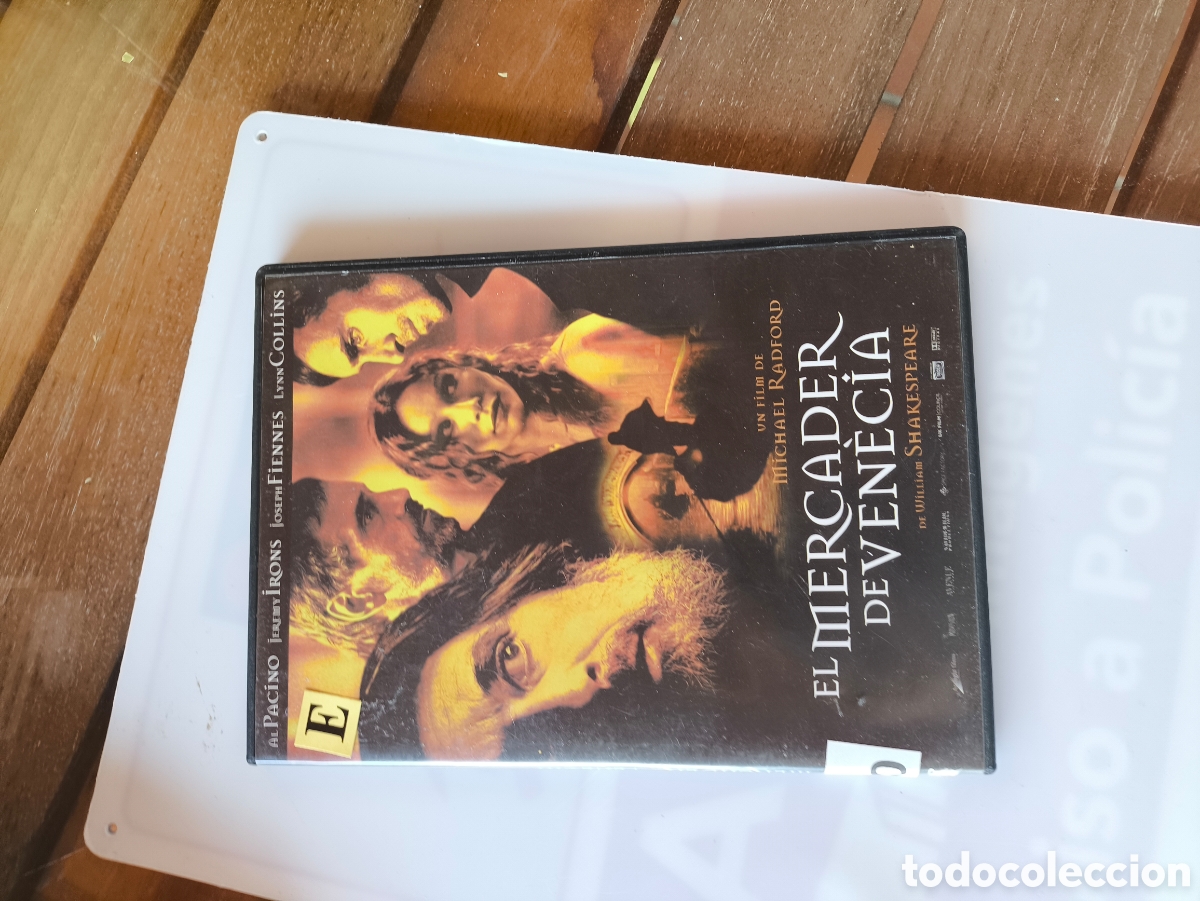 Cine: DVD de el mercader de venecia.lote E n 390
