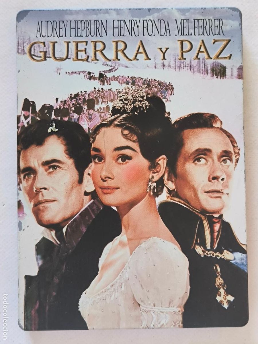 Cine: DVD GUERRA Y PAZ - AUDREY HEPBURN - CAJA METALICA, STEELBOOK (217)