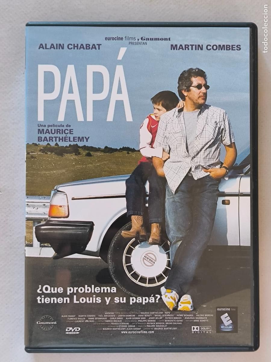 Cine: DVD PAPA - MAURICE BARTHELEMY, ALAIN CHABAT (222w)
