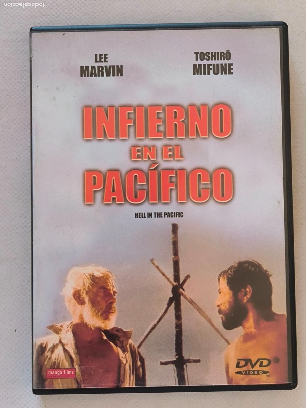 Cine: DVD INFIERNO EN EL PACIFICO - LEE MARVIN, TOSHIRO MIFUNE (226)
