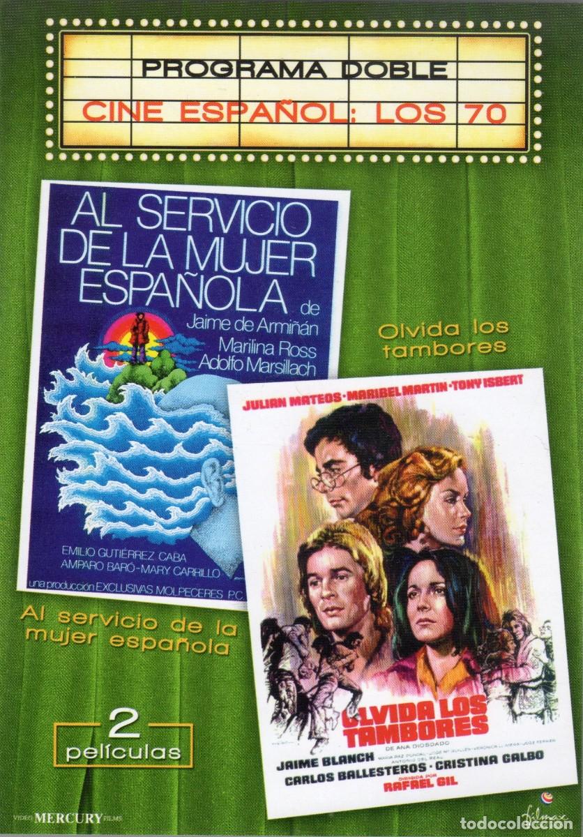 Cine: Al servicio de la mujer espa&ntilde;ola / Olvida los tambores DVD doble Armi&ntilde;an Marsillach Isbert Mateos