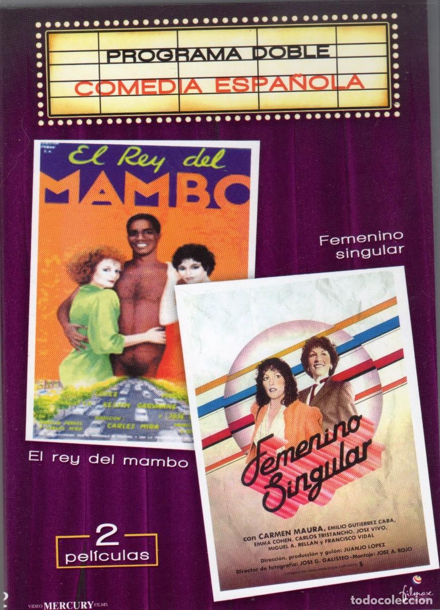 Cine: El rey del mambo / Femenino singular DVD Carmen Maura Cohen Carles Mira Charo Lopez