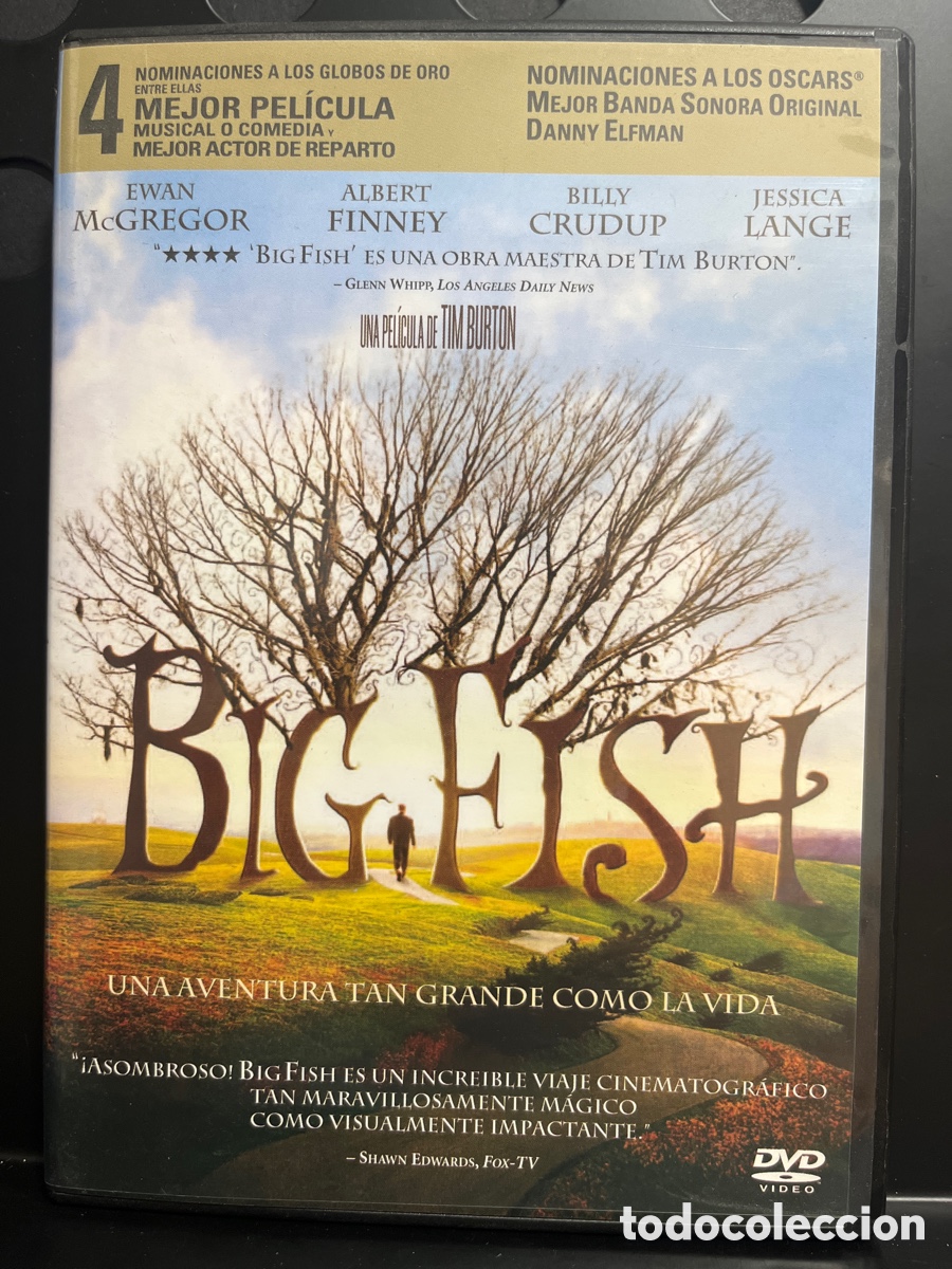 Kino: BIG FISH de TIM BURTON UNA AVENTURA TAN GRANDE COMO LA VIDA 120&rsquo; DVD ( 2003 )